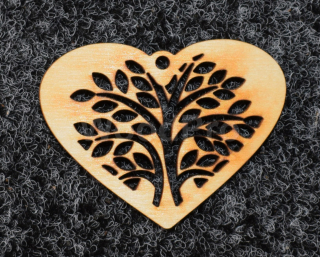 Ornament lemn Inima